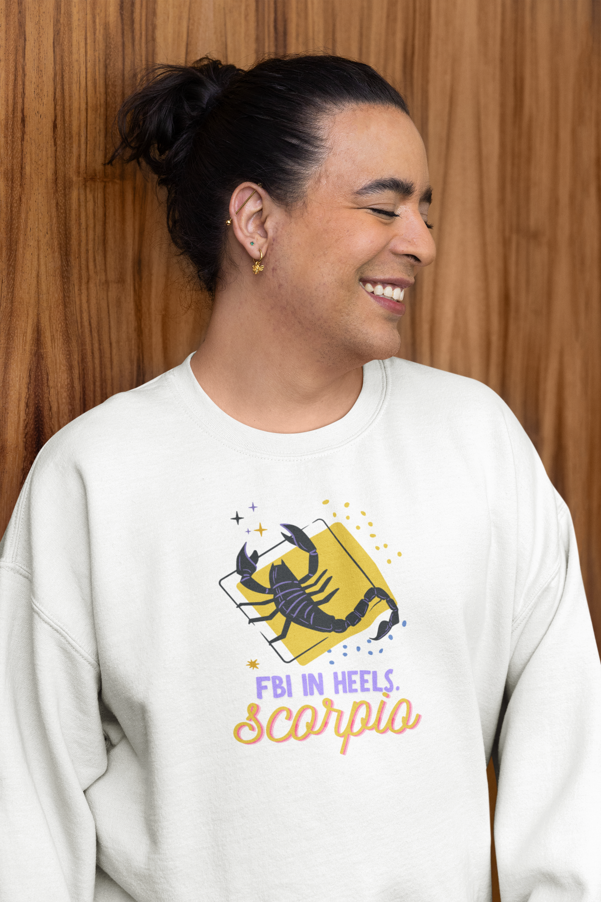 Scorpio Sweatshirt – “FBI in Heels”