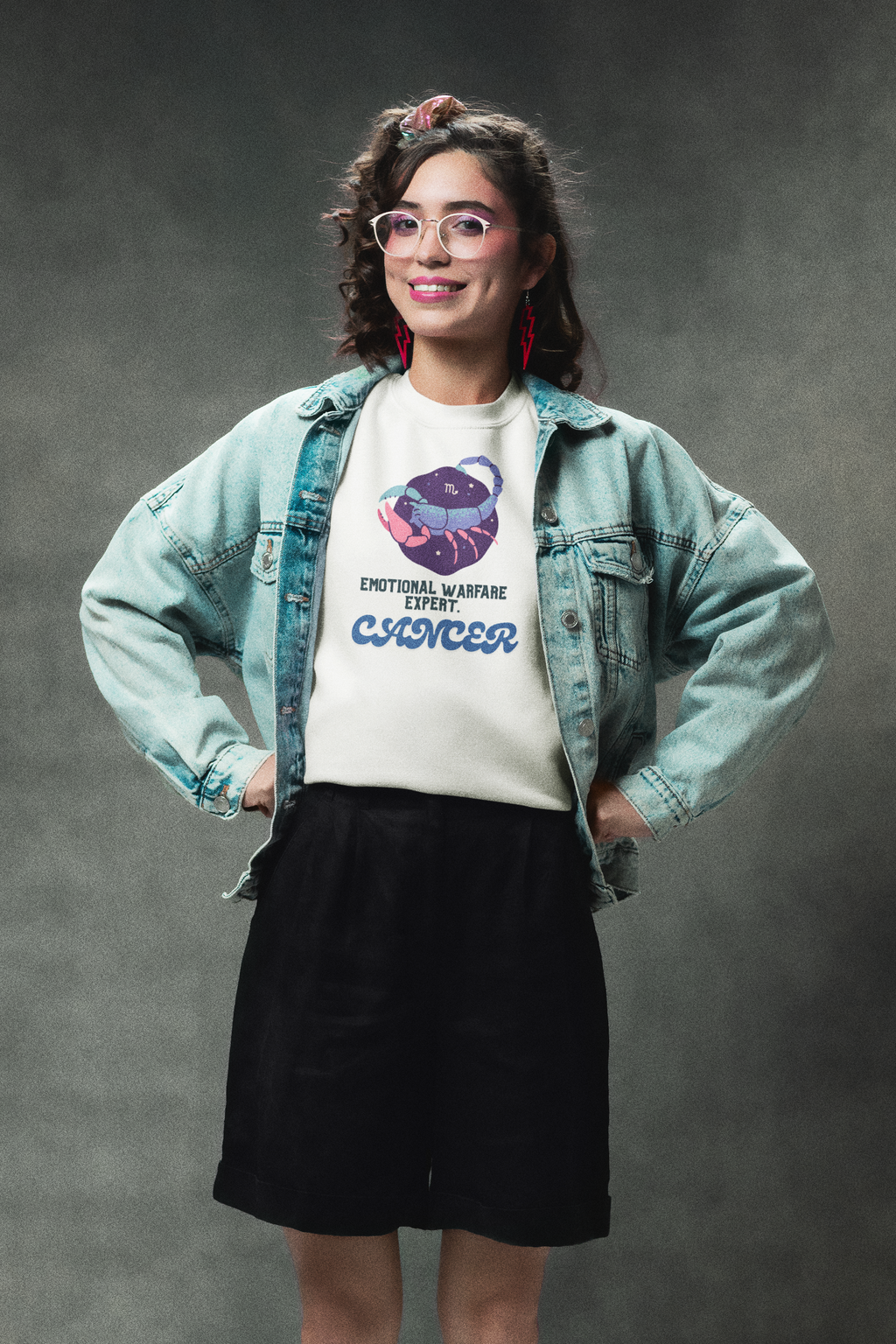 Cancer Sweatshirt – “Emotional Warfare Expert”