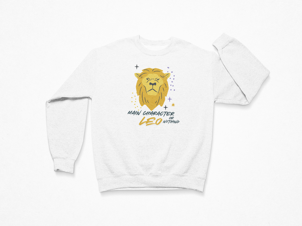 Leo Sweatshirt – “Main Character Energy”