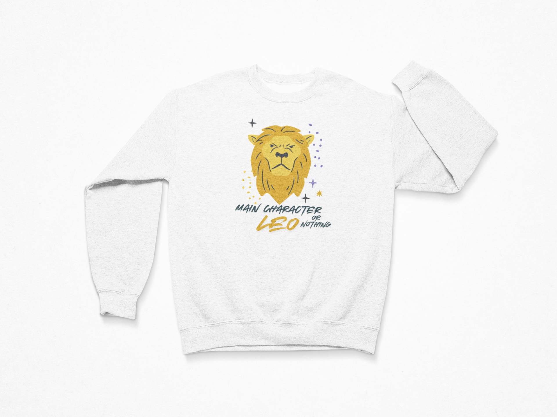 Leo Sweatshirt – “Main Character Energy”