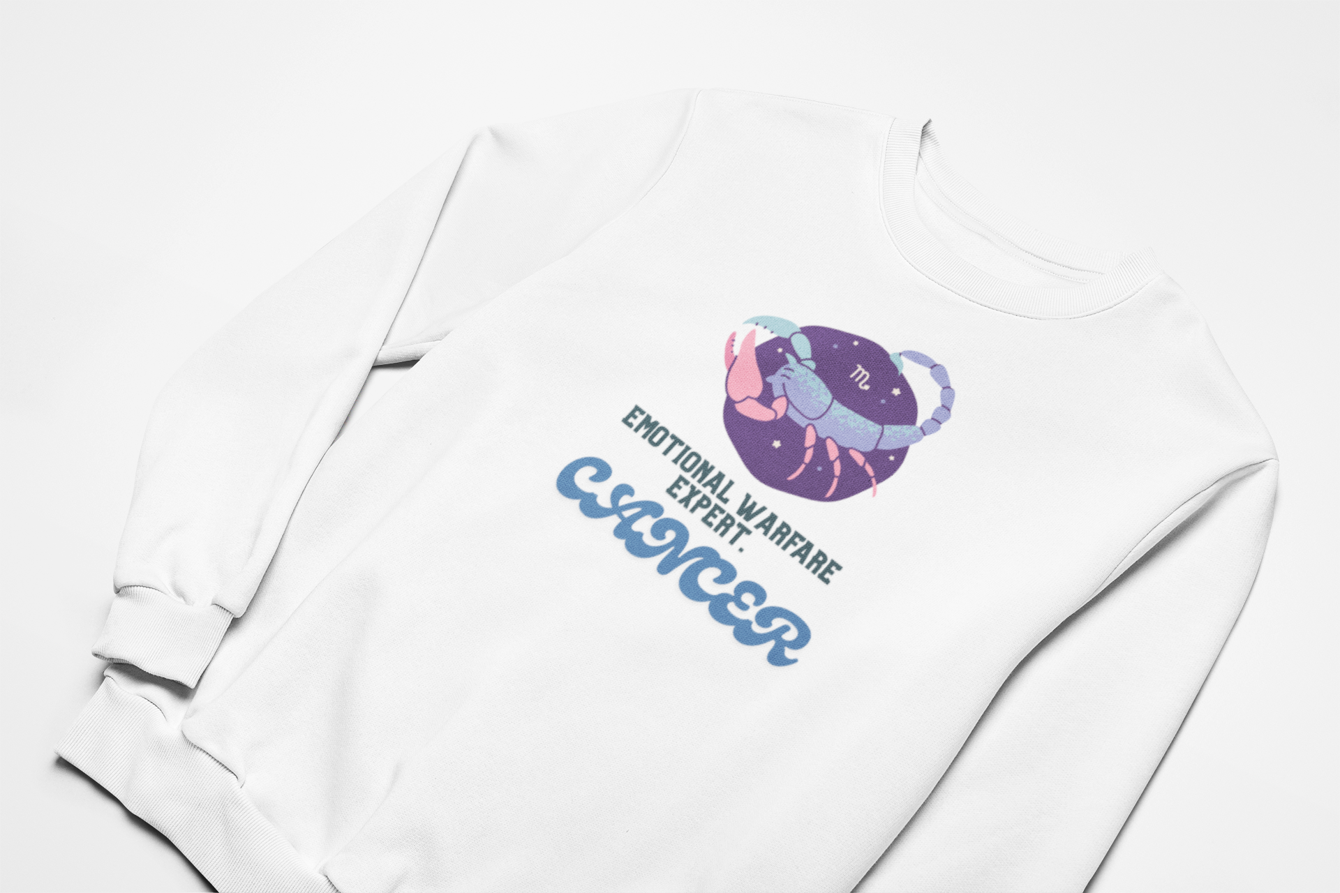 Cancer Sweatshirt – “Emotional Warfare Expert”