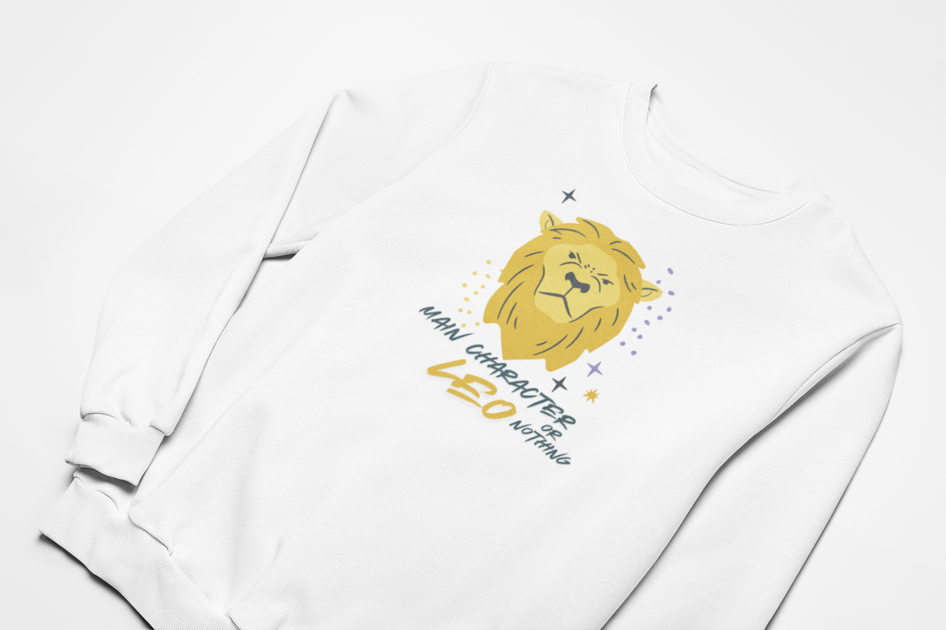 Leo Sweatshirt – “Main Character Energy”