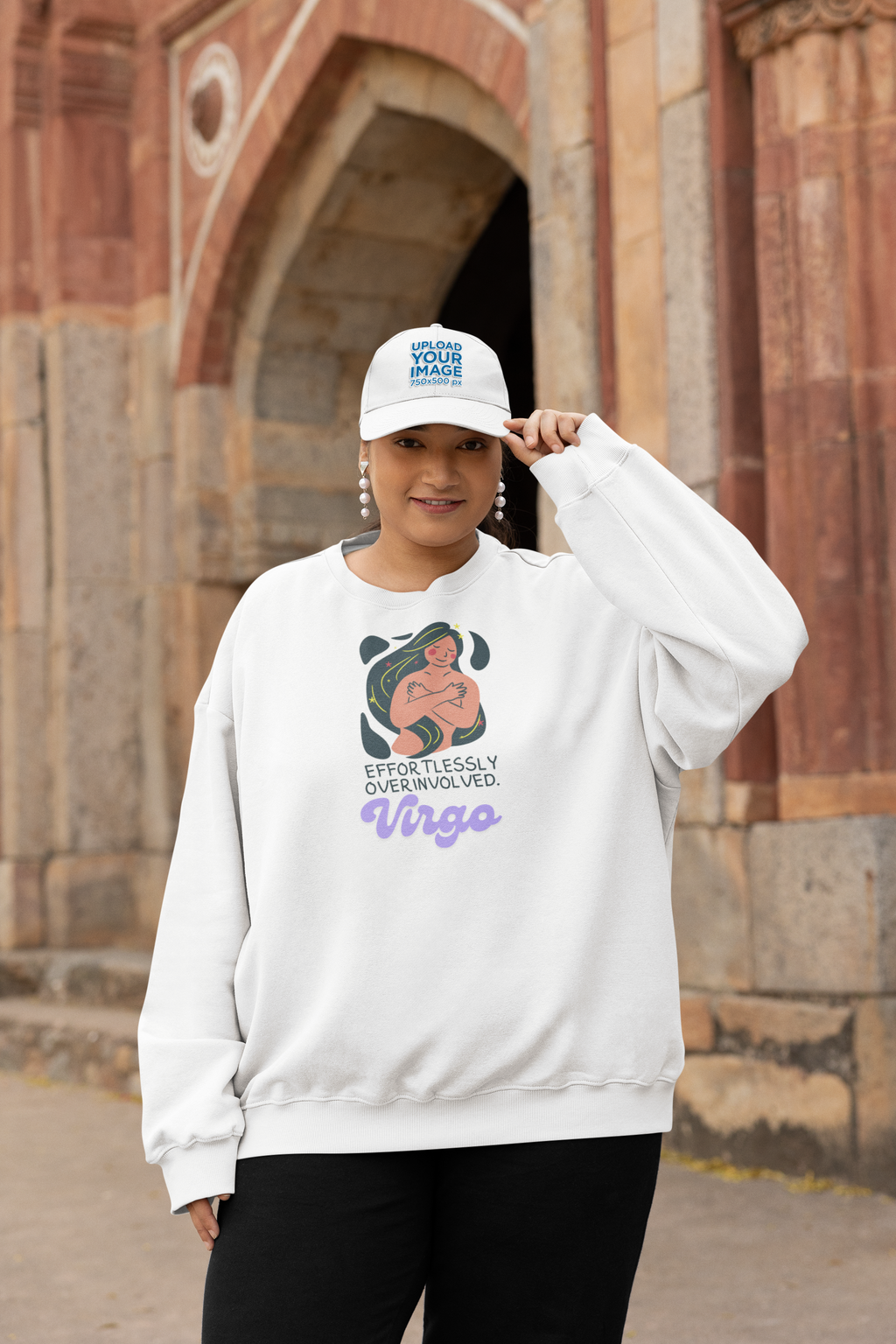 Virgo Sweatshirt – “Effortlessly Overinvolved”